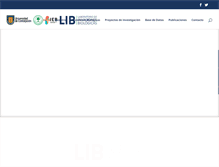 Tablet Screenshot of lib.udec.cl