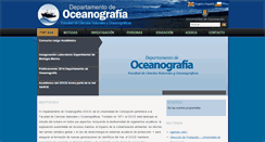 Desktop Screenshot of oceanografia.udec.cl