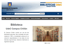 Tablet Screenshot of bibliodigital.udec.cl