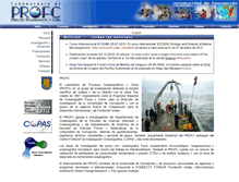 Tablet Screenshot of profc.udec.cl