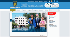 Desktop Screenshot of derecho.udec.cl