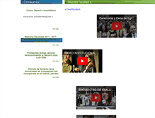 Tablet Screenshot of facjursoc.udec.cl