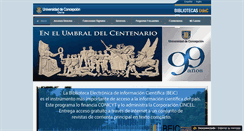 Desktop Screenshot of bib.udec.cl